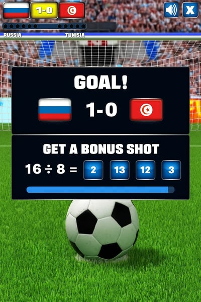 A soccer game with a goal and a penalty kick.